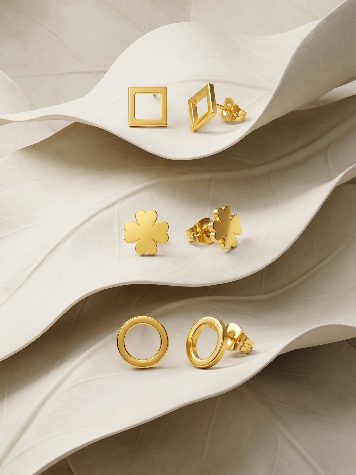 IXIA by GIVA Pick N Mix Gold Plated Earrings