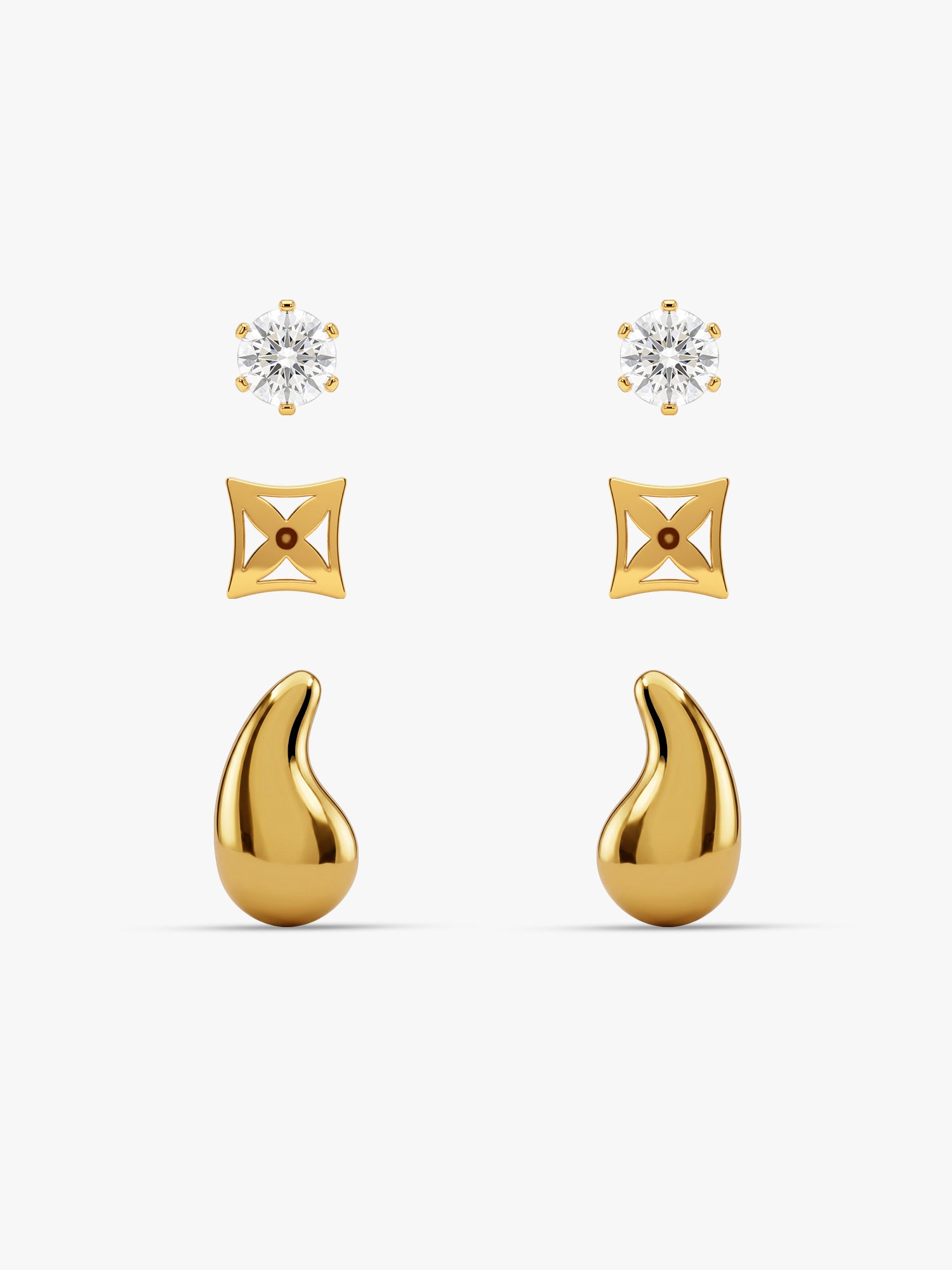 Liquid Mood Demi Fine Earrings Set