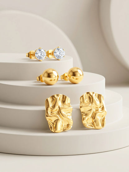 Gallery Noise Gold Plated Earrings Set