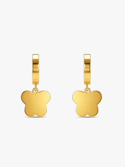 Clover Mood Gold Plated Earrings Set