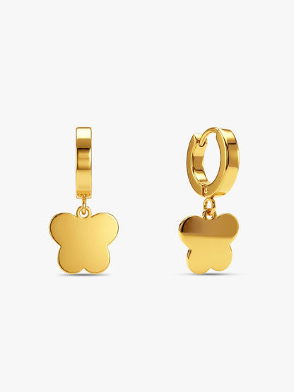 Clover Mood Gold Plated Earrings Set