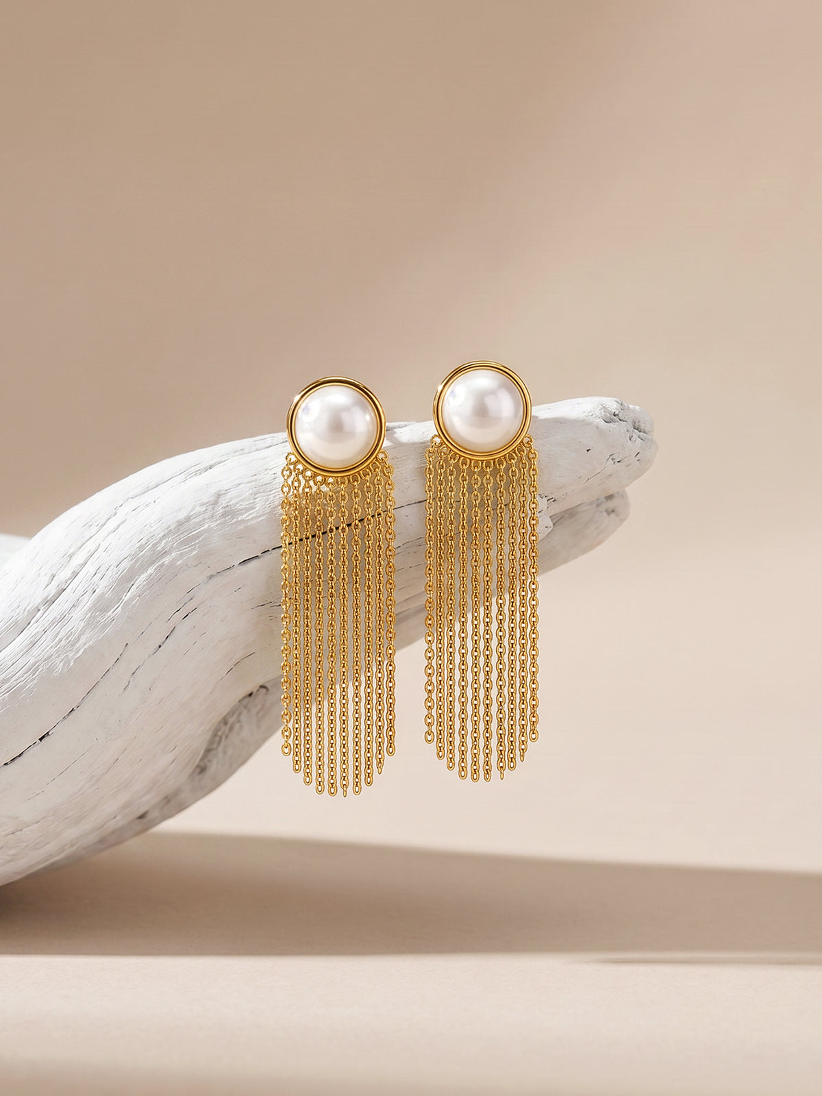 IXIA by GIVA Off Duty Shine Gold Plated Earrings