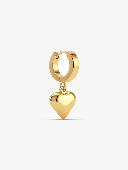 Heart Agenda Gold Plated Earrings