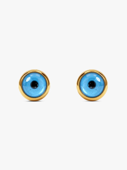 Third Eye Panic Gold Plated Earrings Set