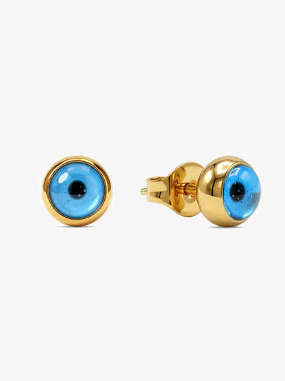 Third Eye Panic Gold Plated Earrings Set