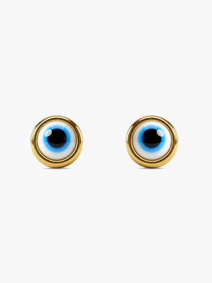 Third Eye Panic Gold Plated Earrings Set