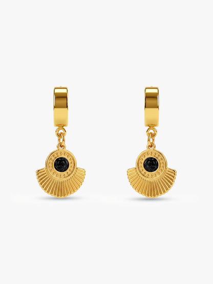 Solar Glitch Demi Fine Hoop Earrings Set
