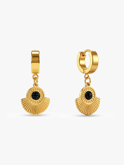 Solar Glitch Demi Fine Hoop Earrings Set