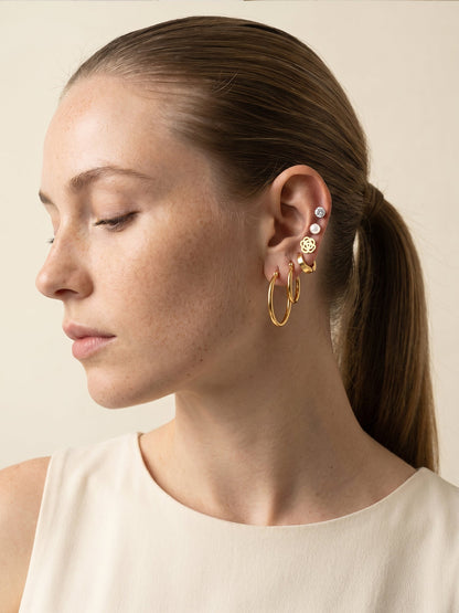 Stack It Up Gold Plated Earrings Set