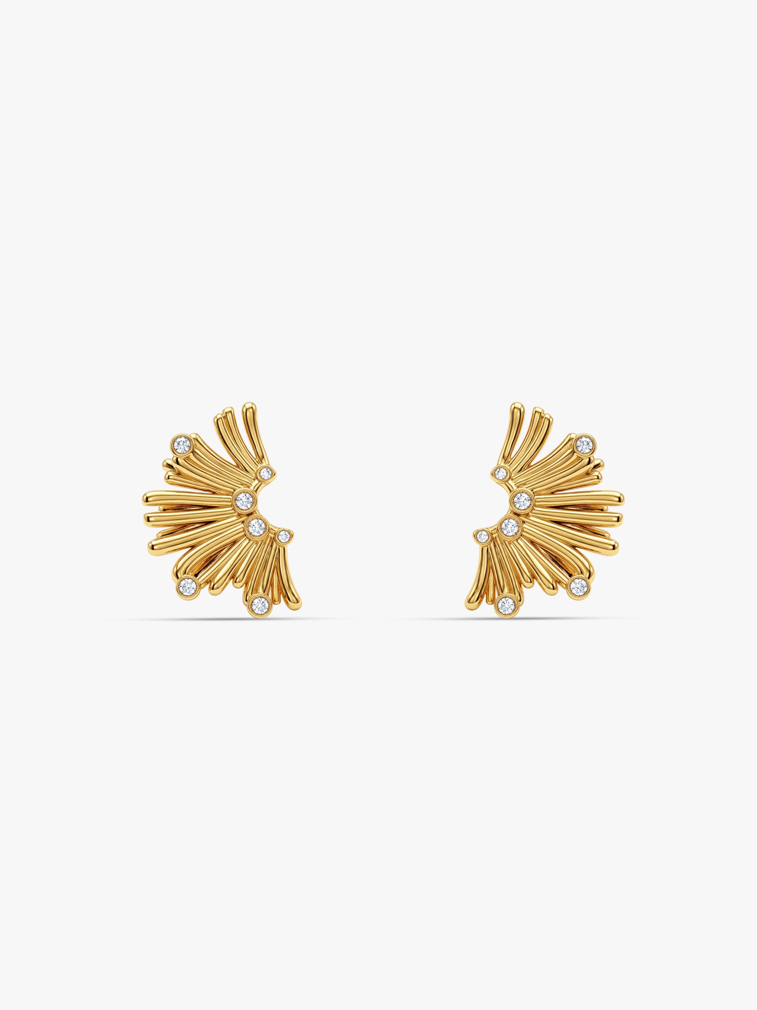 Flash Fiction Gold Plated Earrings
