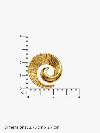 Retrograde Gold Plated Earrings