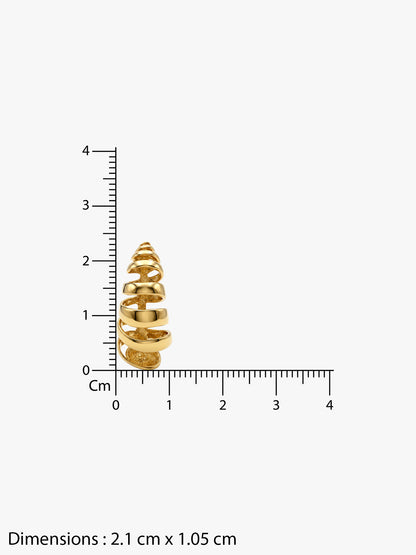 Chaos Theory Gold Plated Earrings