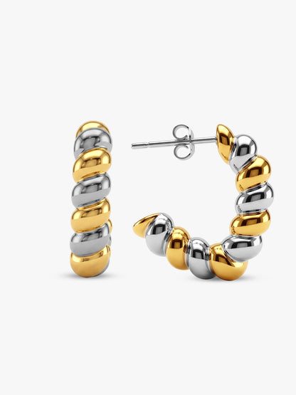 OnnMe by GIVA Main Feed Dual Tone Earrings