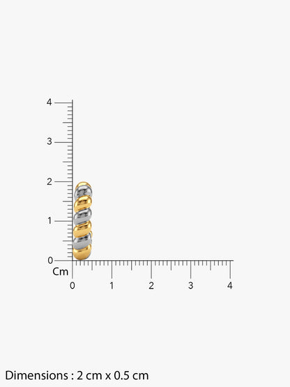 OnnMe by GIVA Main Feed Dual Tone Earrings