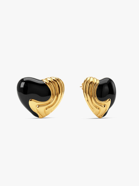 After Dark Gold Plated Earrings