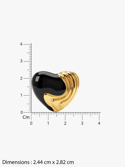 OnnMe by GIVA After Dark Gold Plated Earrings