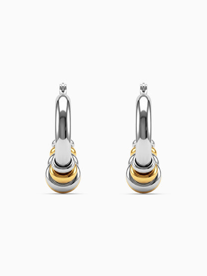 Good Chaos Dual Tone Earrings