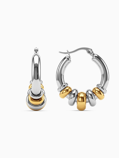 Good Chaos Dual Tone Earrings