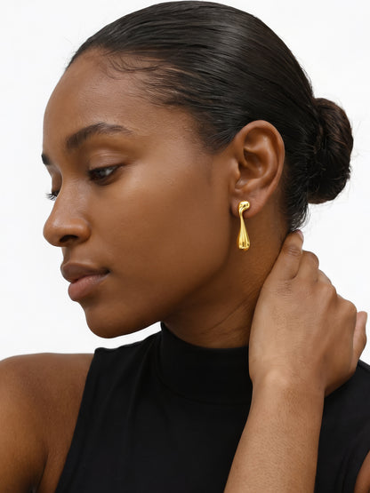 OnnMe by GIVA Melt The Rules Gold Plated Earrings