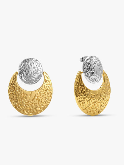 Double Take Dual Tone Earrings