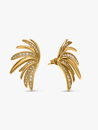 No Vacancy Gold Plated Earrings