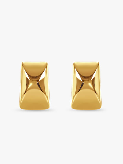 Clean Slate Gold Plated Earrings