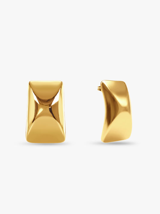 OnnMe by GIVA Clean Slate Gold Plated Earrings