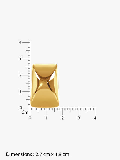 Clean Slate Gold Plated Earrings