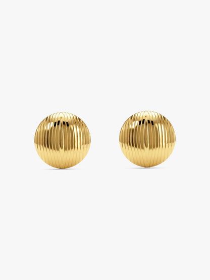 Disco Fever Gold Plated Earrings