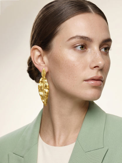 Wild Side Gold Plated Earrings