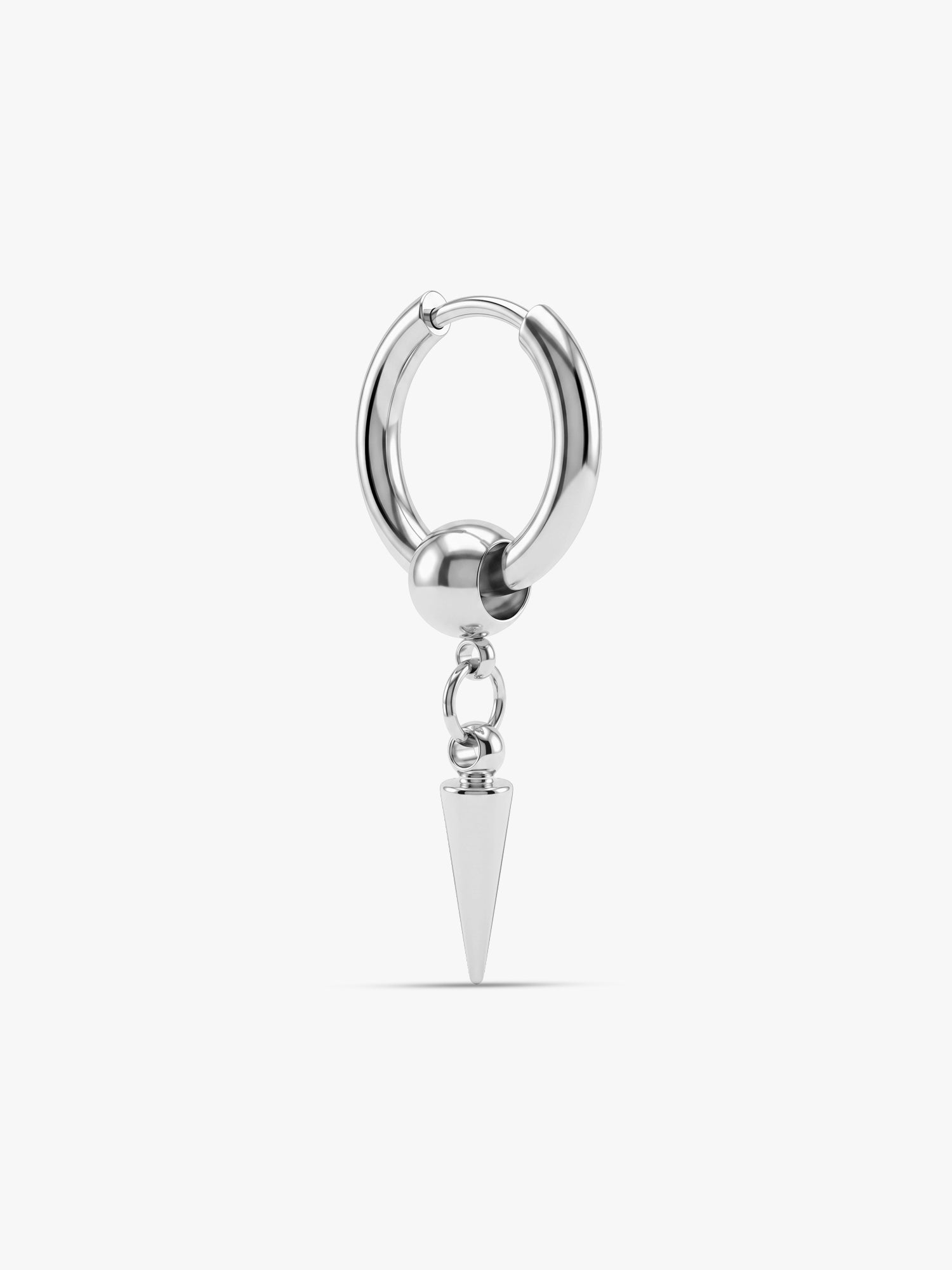 IXIA by GIVA Anarchy Rhodium Plated Hoop For Men