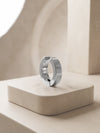 IXIA by GIVA Renegade Rhodium Plated Hoop For Men
