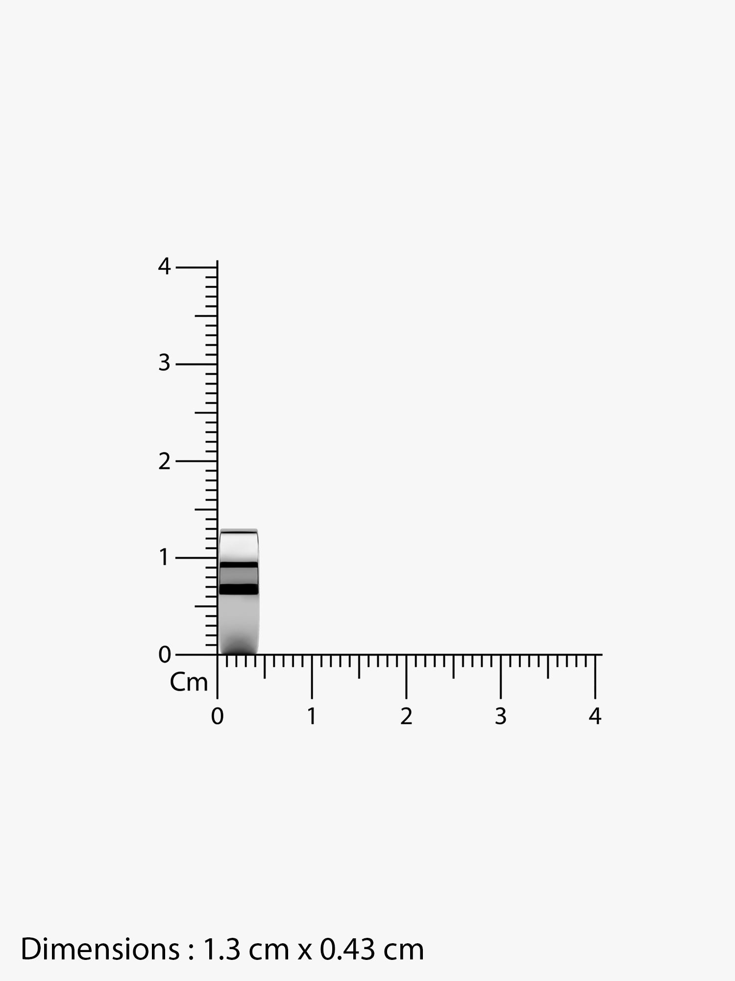 IXIA by GIVA Renegade Rhodium Plated Hoop For Men