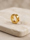 IXIA by GIVA Big Deal Gold Plated Hoop For Men