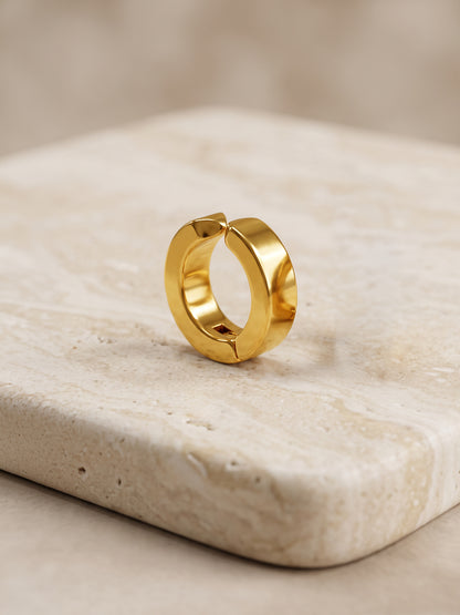 OnnMe by GIVA Big Deal Gold Plated Hoop For Men
