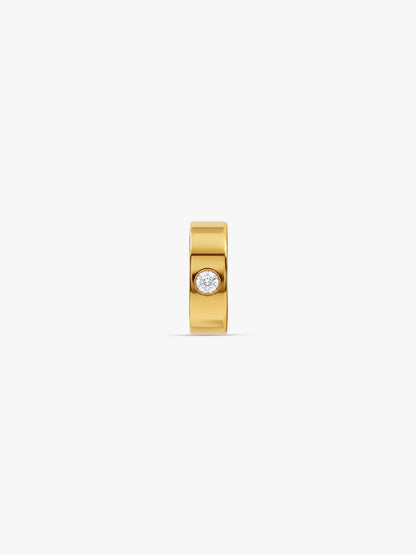 IXIA by GIVA OG Gold Plated Hinge Hoop For Men