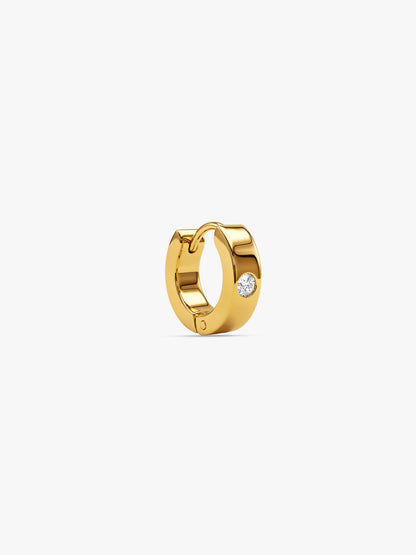 IXIA by GIVA OG Gold Plated Hinge Hoop For Men