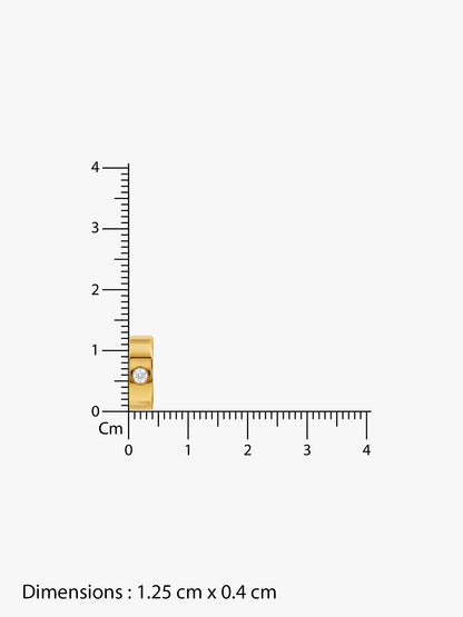 IXIA by GIVA OG Gold Plated Hinge Hoop For Men