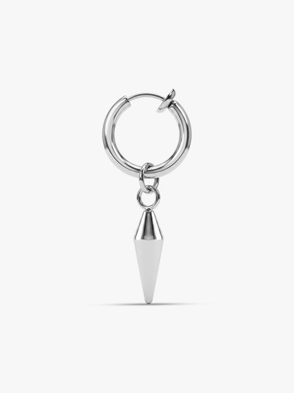 OnnMe by GIVA Crucible Shard Rhodium Plated Hoop For Men