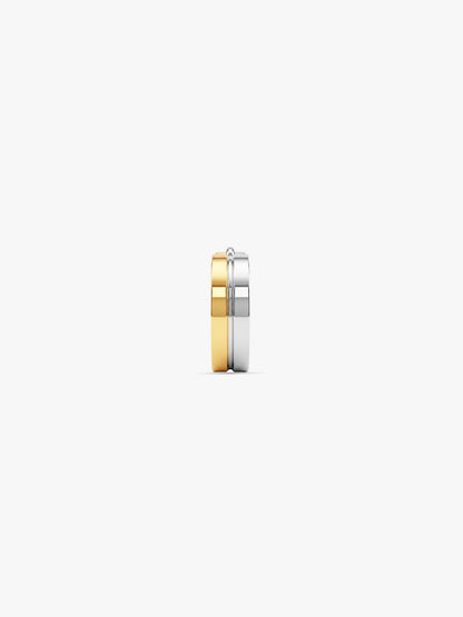 OnnMe by GIVA Alter Ego Dual Tone Earring For Men
