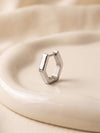 IXIA by GIVA Hype Mind Rhodium Plated Earring For Men