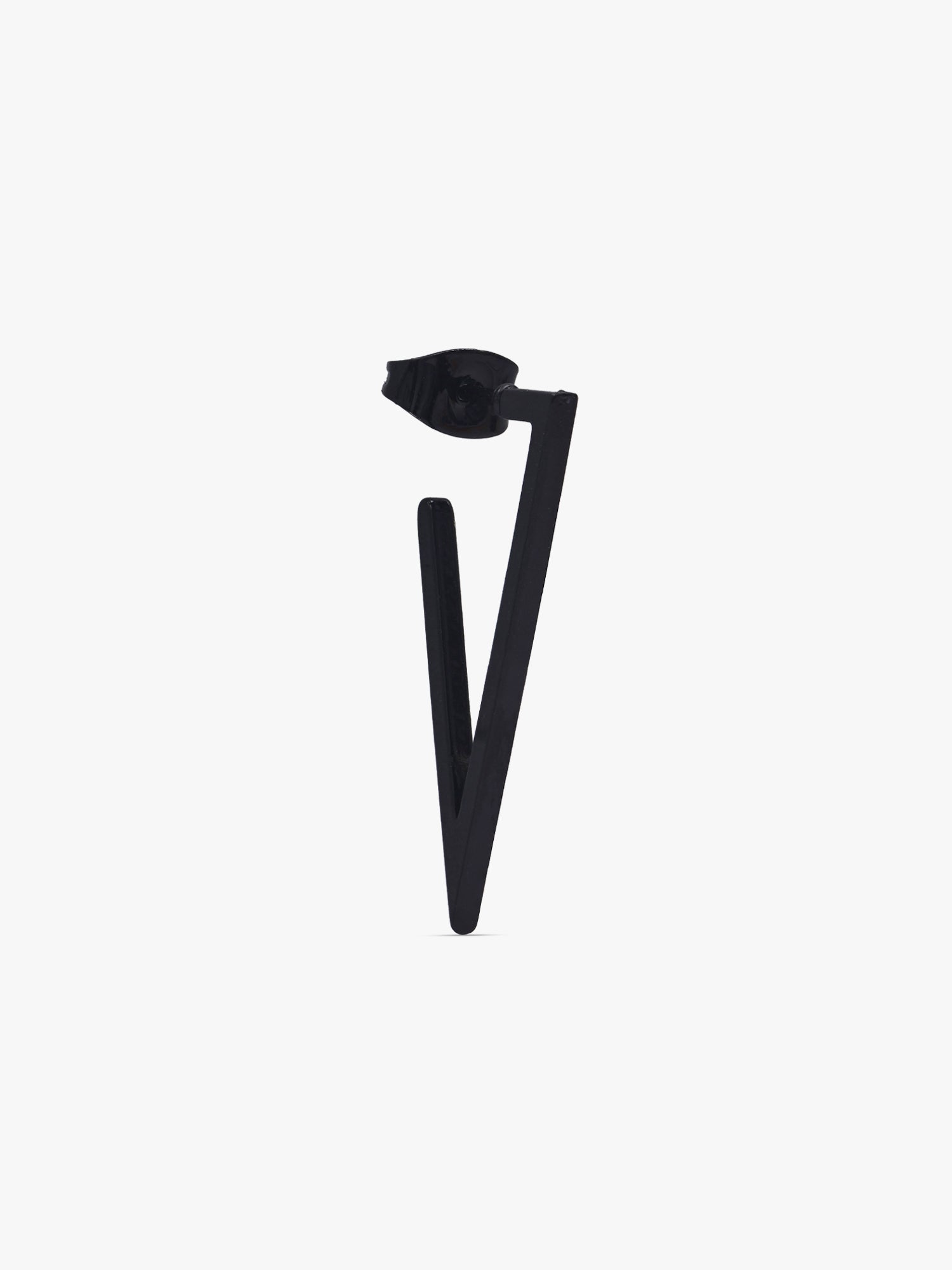 IXIA by GIVA Venom Pulse Black Rhodium Hoop Earring For Men