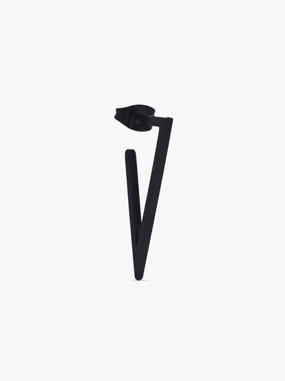 IXIA by GIVA Venom Pulse Black Rhodium Hoop Earring For Men