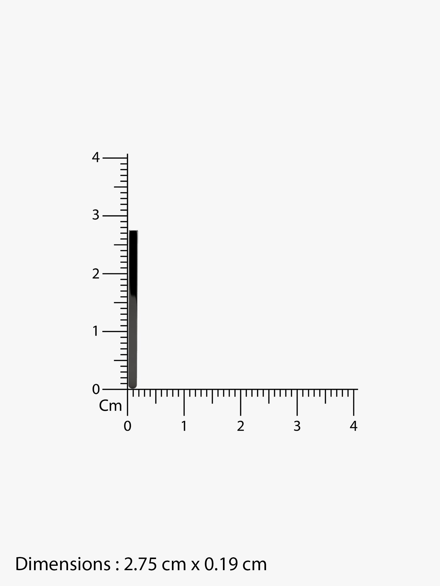 IXIA by GIVA Venom Pulse Black Rhodium Hoop Earring For Men