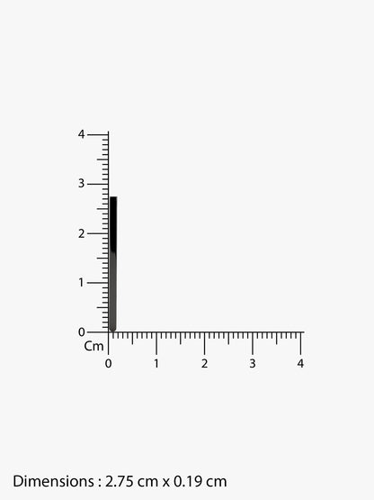 IXIA by GIVA Venom Pulse Black Rhodium Hoop Earring For Men