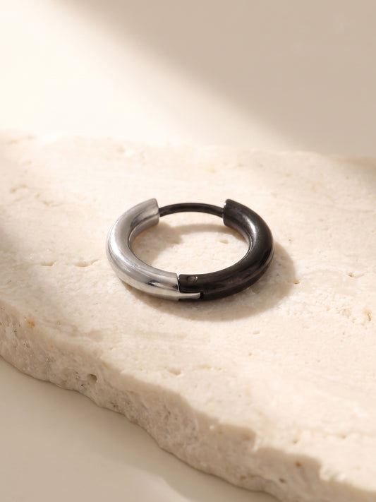 OnnMe by GIVA Feed Worthy Dual Tone Hoop For Men