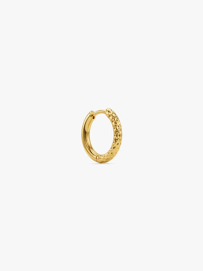IXIA by GIVA Top Tier Gold Plated Hoop For Men