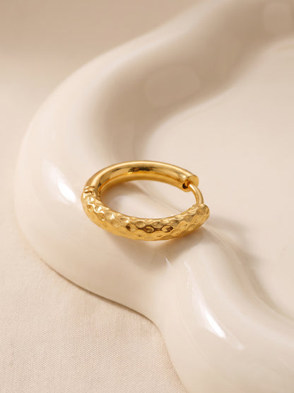 IXIA by GIVA Top Tier Gold Plated Hoop For Men