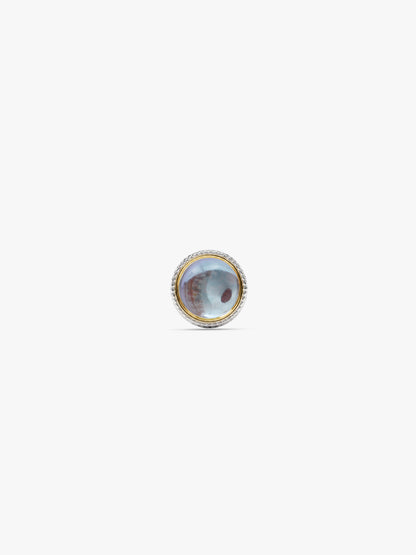 IXIA by GIVA Clean Fit Rhodium Plated Stud For Men