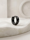 IXIA by GIVA Peak Aura Black Rhodium Hoop For Men